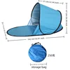 Protection solaire enduite bleu-argent frais de style pantoufle