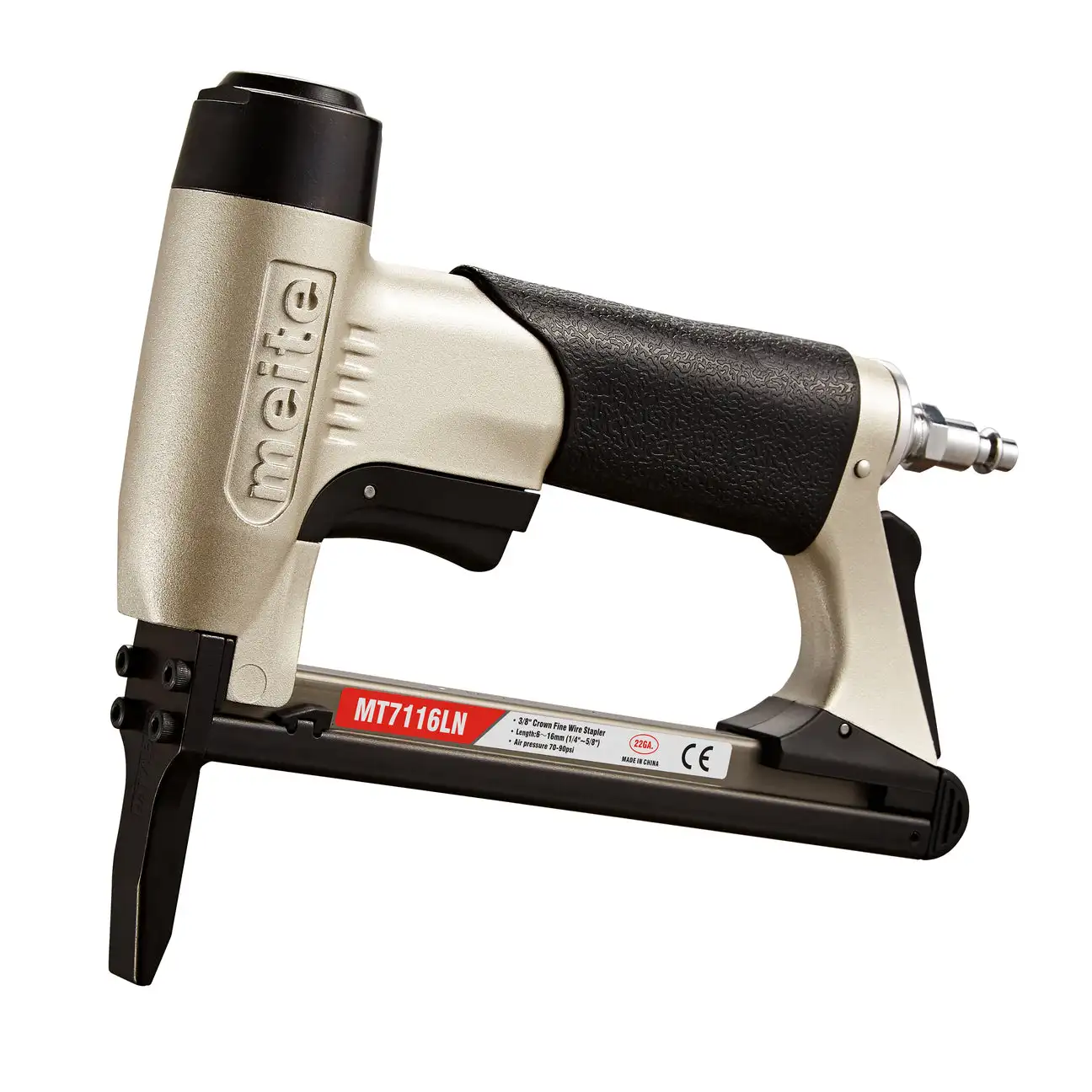 Meite Pneumatic Fine Wire Stapler - Staple Guns Long Nose MT8016L
