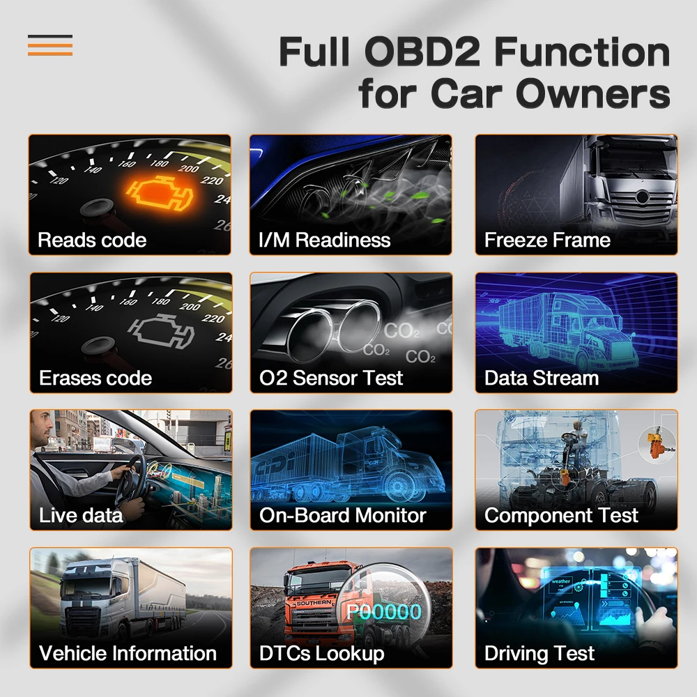 ANCEL HD3200 OBD2 Functions