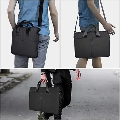 product shoulder bag waterproof men women computer case handbag pocket laptop case durable travel laptop bag cover carrying bag oem-30