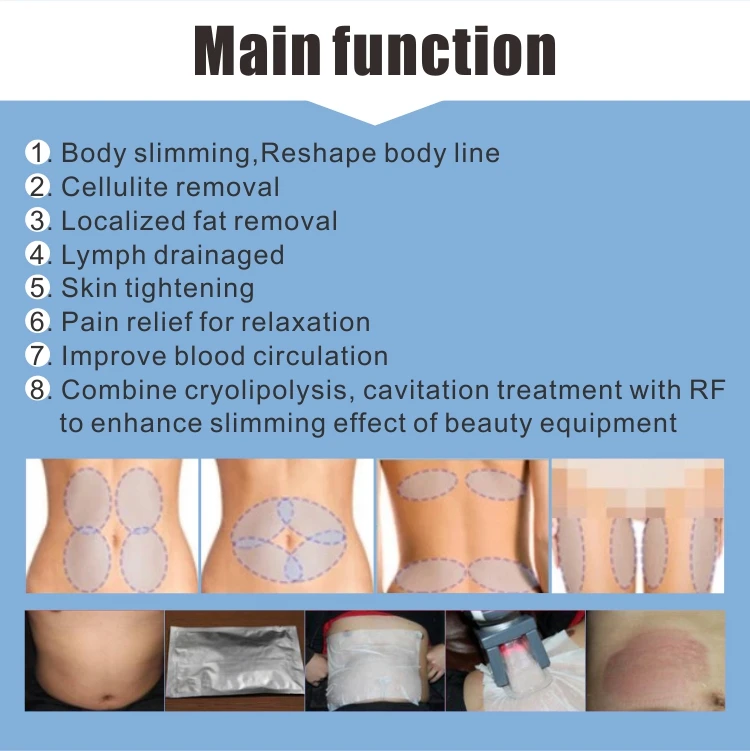 green 360 degree cryolipolisis machine cryotherapy slimming machine