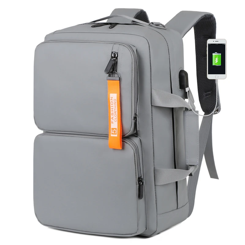 Oxford Fabric Zipper Notebook Backpack 17 Inch Daily Use Minimalist Style  Waterproof Anti-Theft USB Charging Port Strap Carrying| Alibaba.com