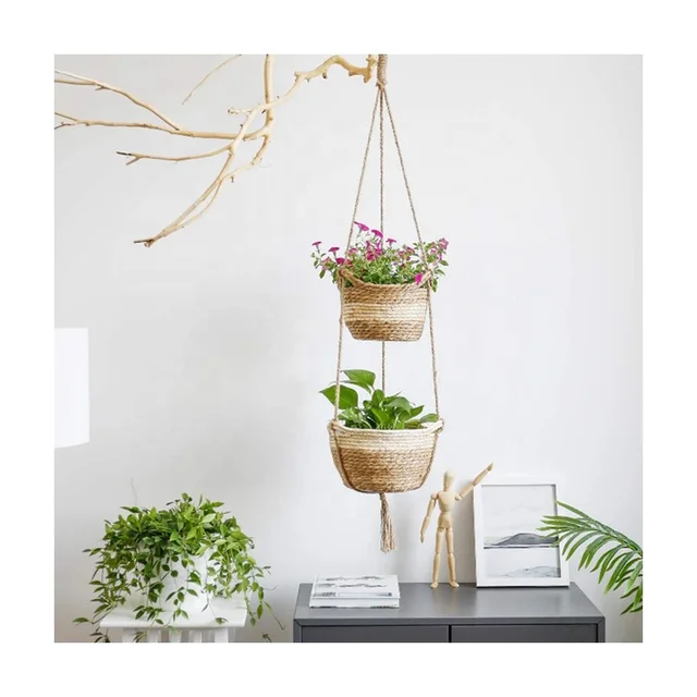 Hanging Flower Pots Made Of Cotton Decorate Your Home Perfect For Your Garden