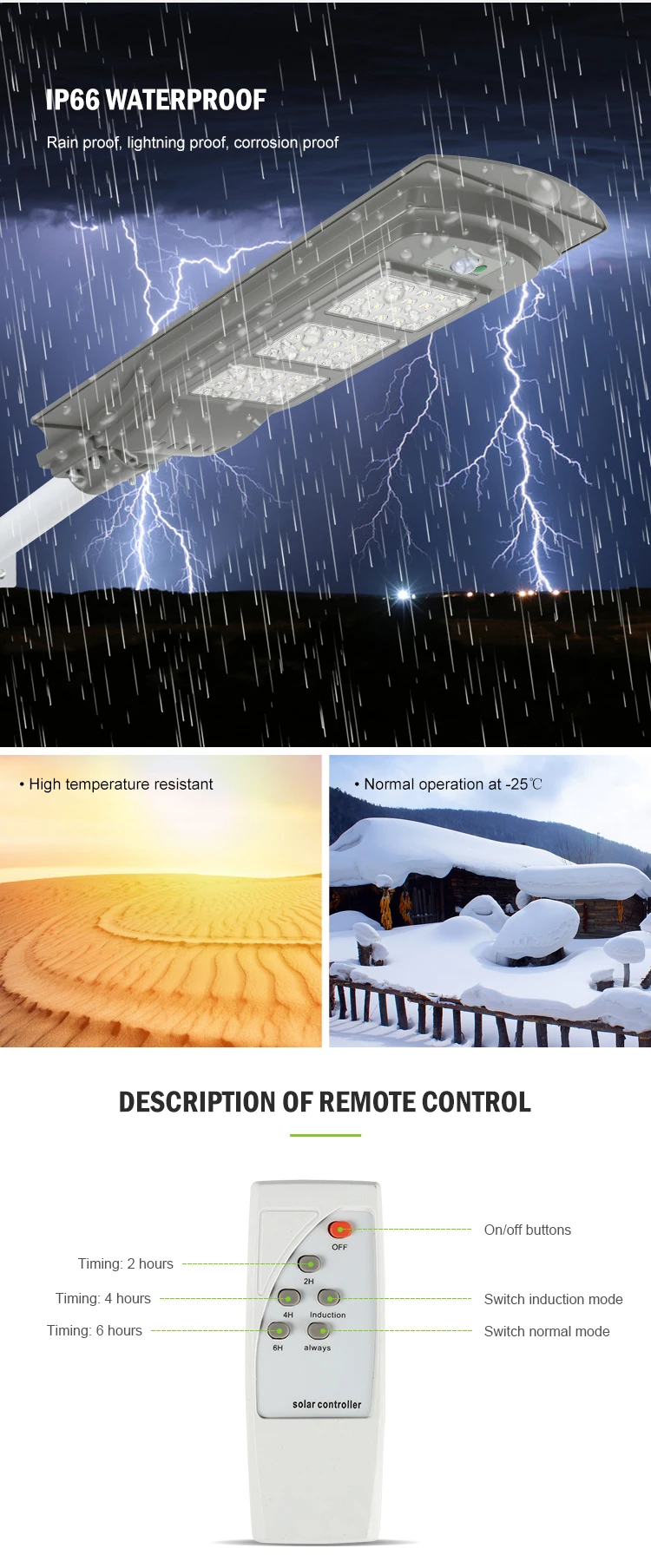 Energy Saving Ip66 Waterproof Road Light Motion Sensor 20watt 40watt 60watt Solar Led Street Light