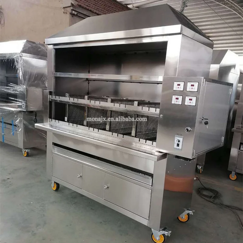 Peruvian Chicken Grill Machine Automatic Rotating Chicken Wing Barbecue Machine