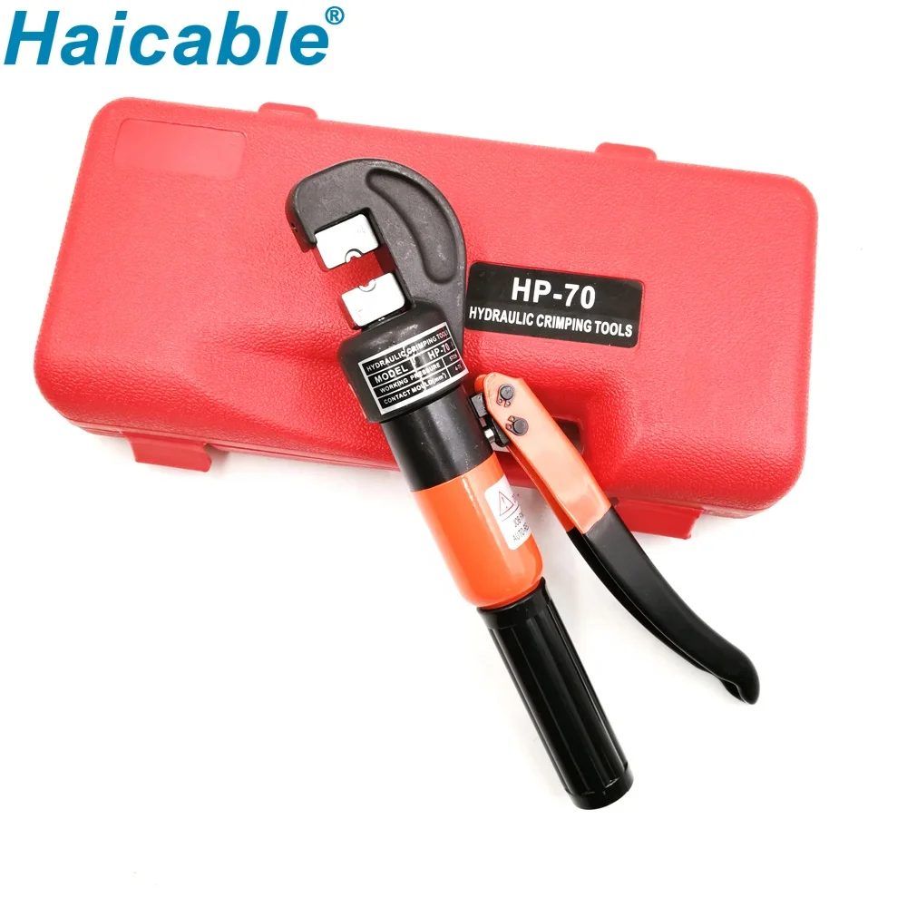 6 Ton Yqk 70 Lug Compression Tool Connector Die Press Crimping Hydraulic Hand Compress Plier