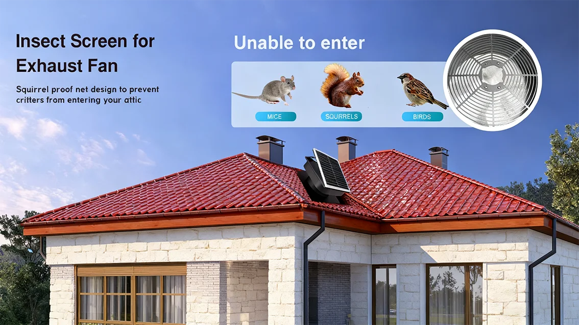 Controllerfree, 40W, Solar, Roof, 5-Blade - detail 6