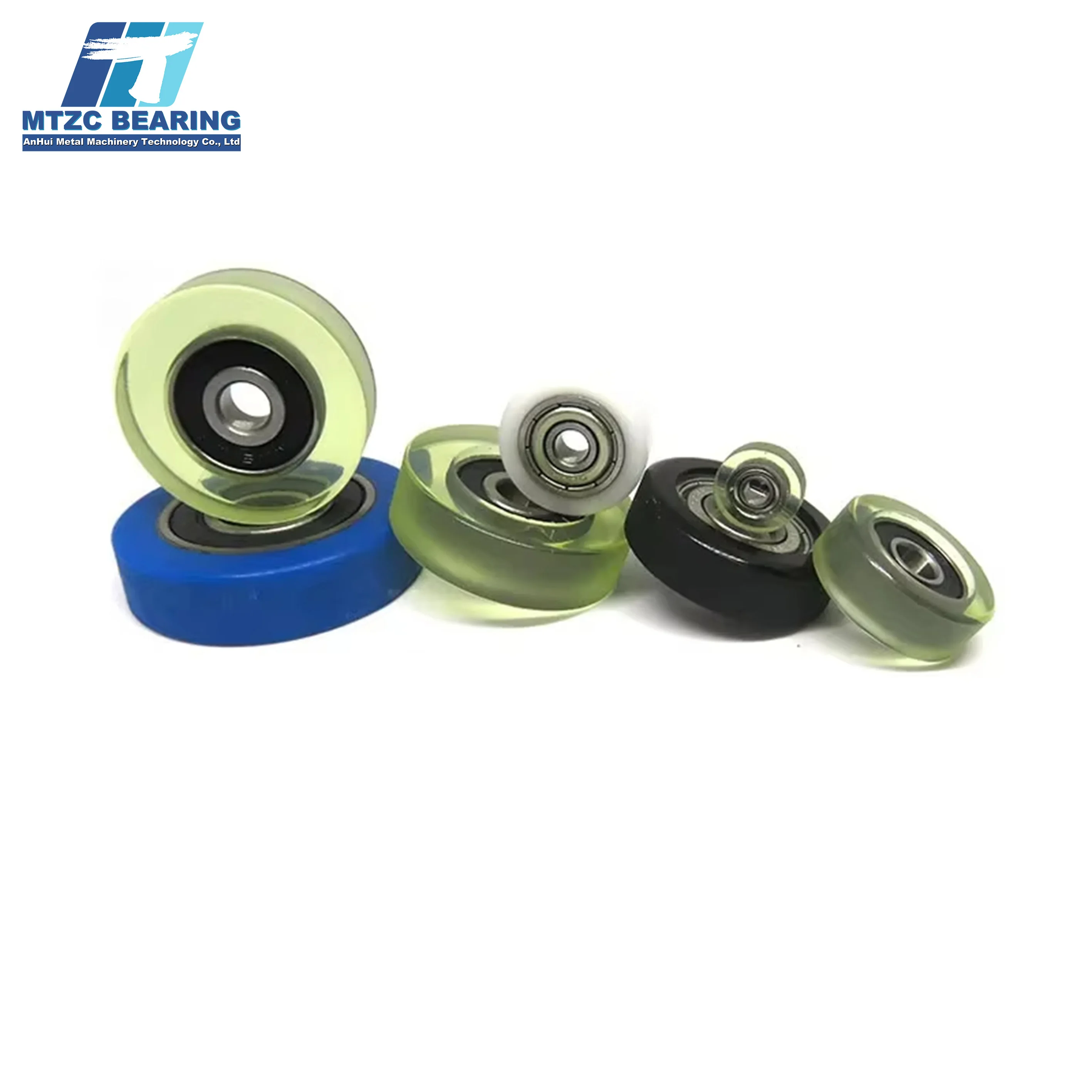 MTZC Low Friction Bearing 3*10*3MM Rubber Wheels 683 Polyurethane POM Nylon PU Plastic Rubber Coated Bearing