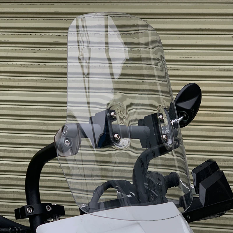 Universal Unbreakable Motorcycle Windscreen PVC Windshield Motorbike Windscreen