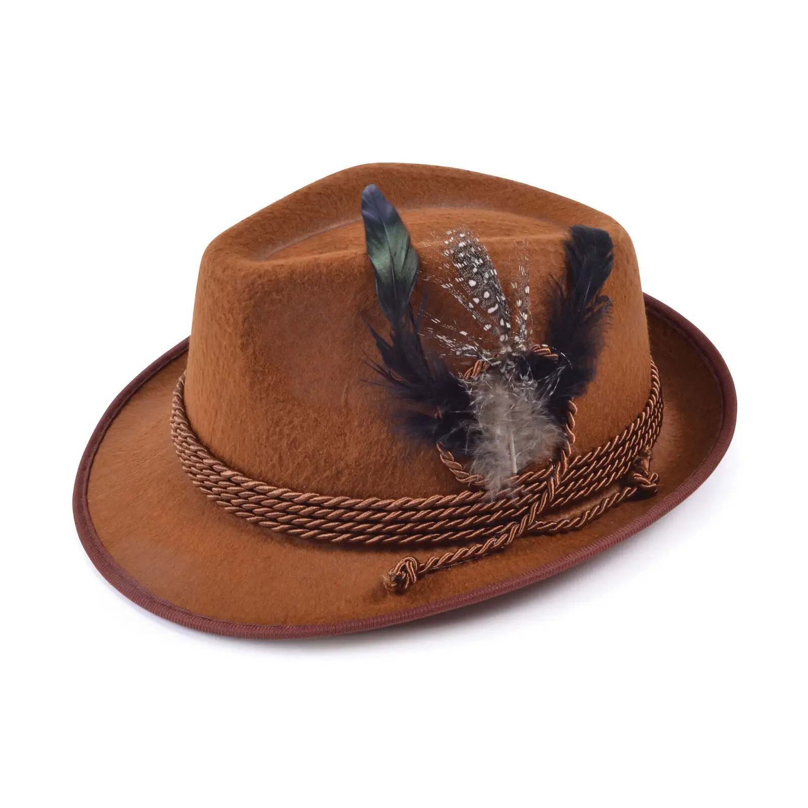 brown oktoberfest hat