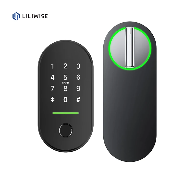Liliwise Waterproof Wireless Keypad Electronic Card Lock  Smart Digital Lock Ttlock Tuya Smart Lock
