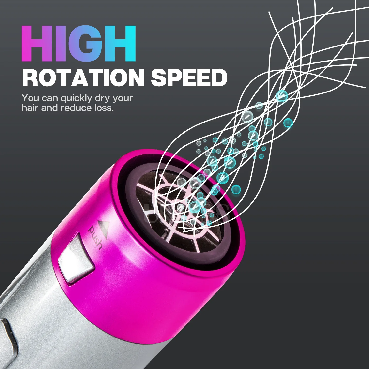 Hot Air Styler Comb Curling Iron Roll Styling Brush Hair Dryer Blow 5 In 1 Rotating Brush With Nozzles 3 Heat Setting.jpg