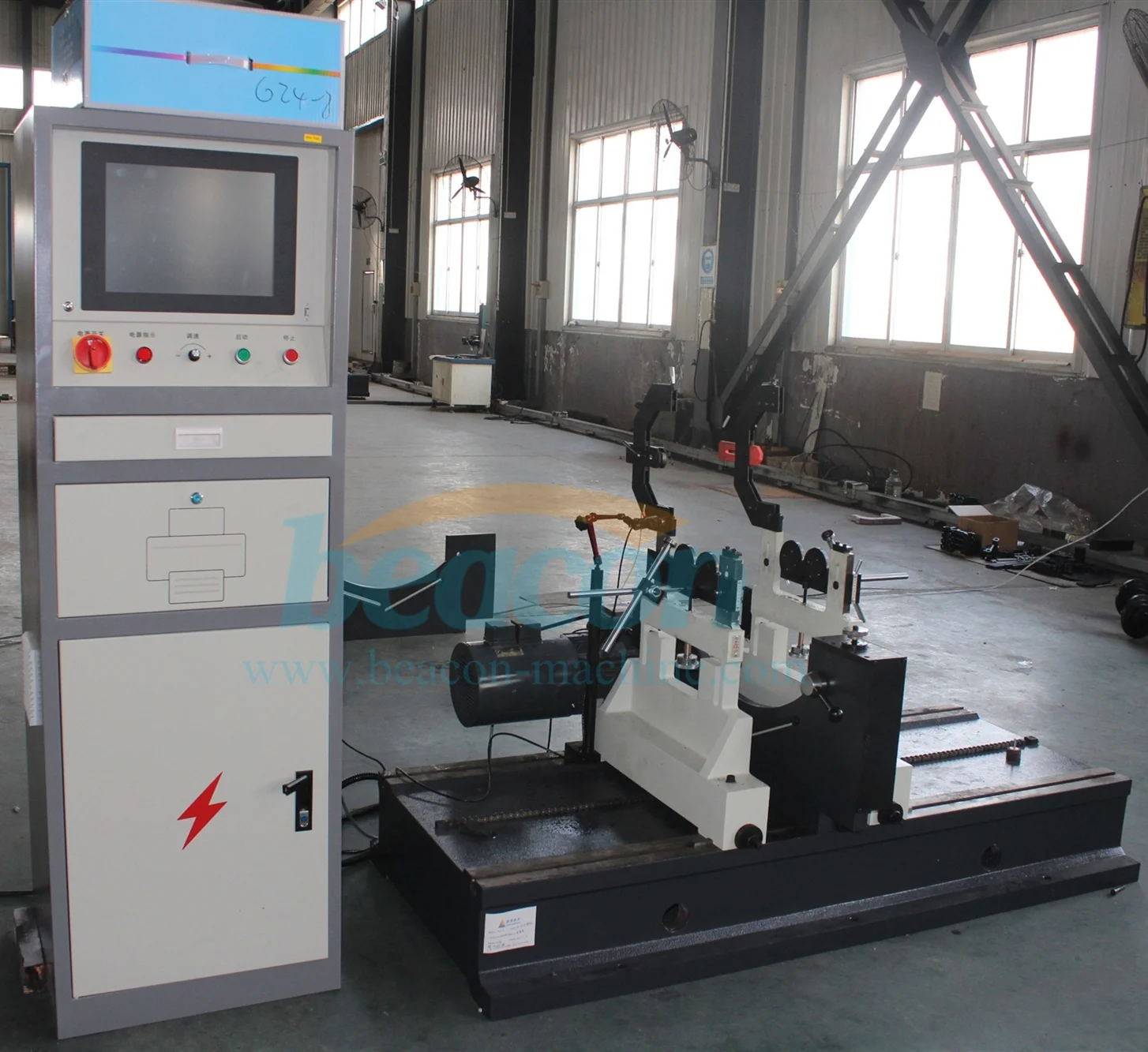 YYQ YYW Electric Motor Rotor Dynamic Balance Testing Machine 220V Propeller Shaft Balancing Equipment