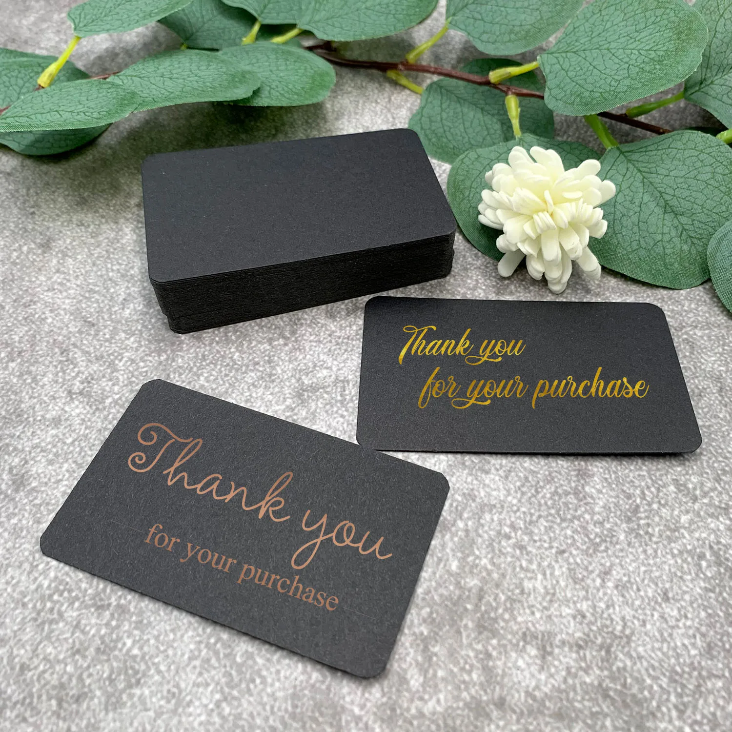 Wholesale Business Thank You Greeting Card Printing logo Gift Card