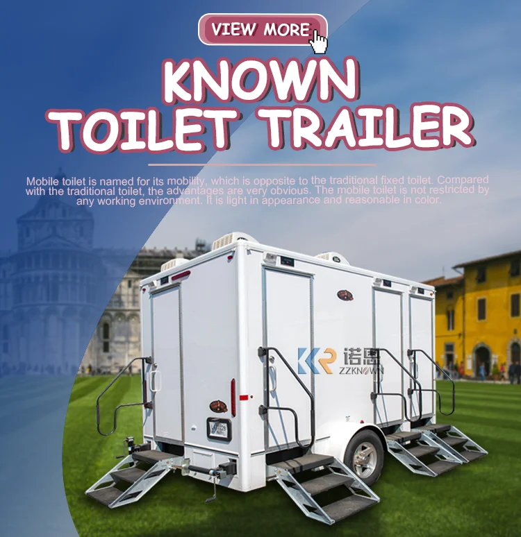 2023 Portable Trailer Toilet Portable Restroom Portaloo Porta Potty