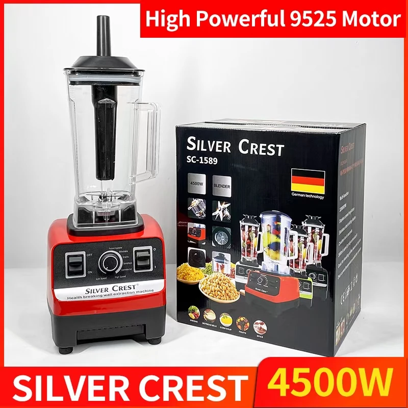 HEAVY DUTY SILVERCREST BLENDER WITH 2 JARS (4500 WATTS) This double cup,  multi-functional silver crest blender is essential in every kitchen as  it, By Zeelaws Concept