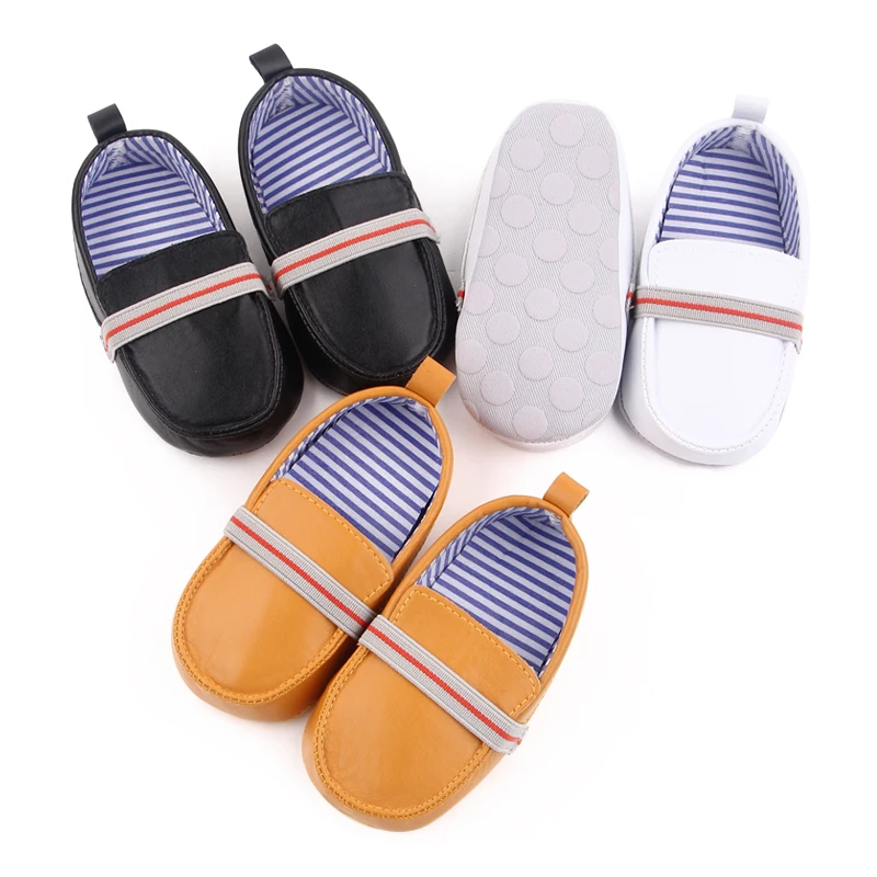 Spring Autumn Soft PU Leather Baby Toddler Boy Shoes details