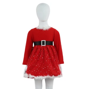 Christmas Costumes Girls Princess Dresses New Children's Party Dresses Christmas Theme Dress up Clothes