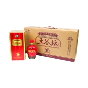 Gujinggong Five Grains Vessel 42% ABV Chinese Baijiu Solid-State Fermented Aged Time-Honored Ceramic Vats Vintage 10-Year Shelf