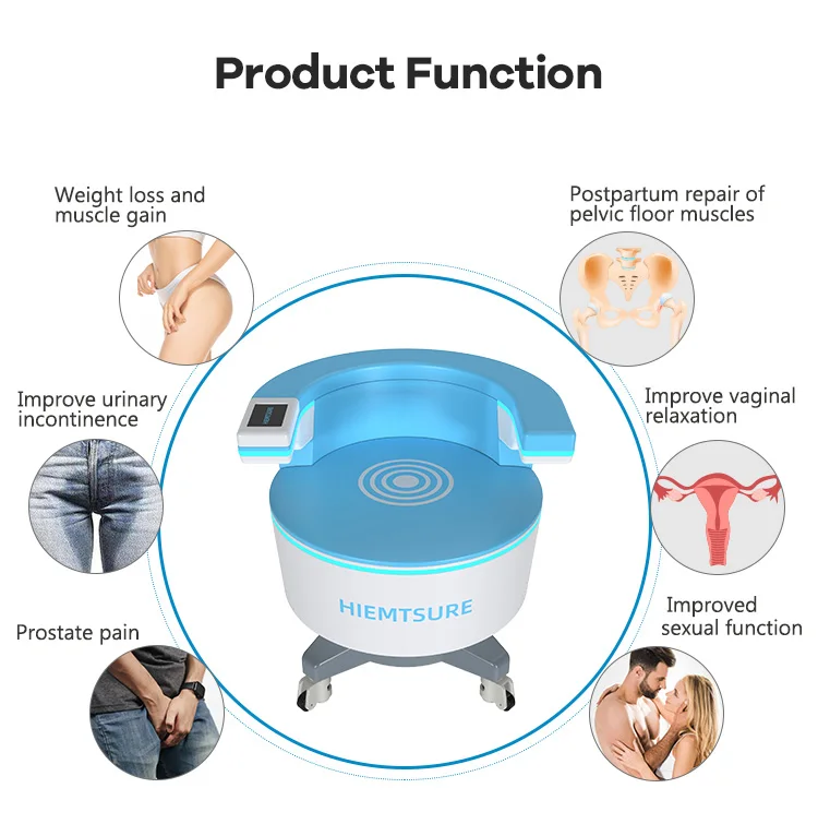 Non Invasive Portable EMS Pelvic Health Pelvic Floor Muscle Chair for Postpartum Repair