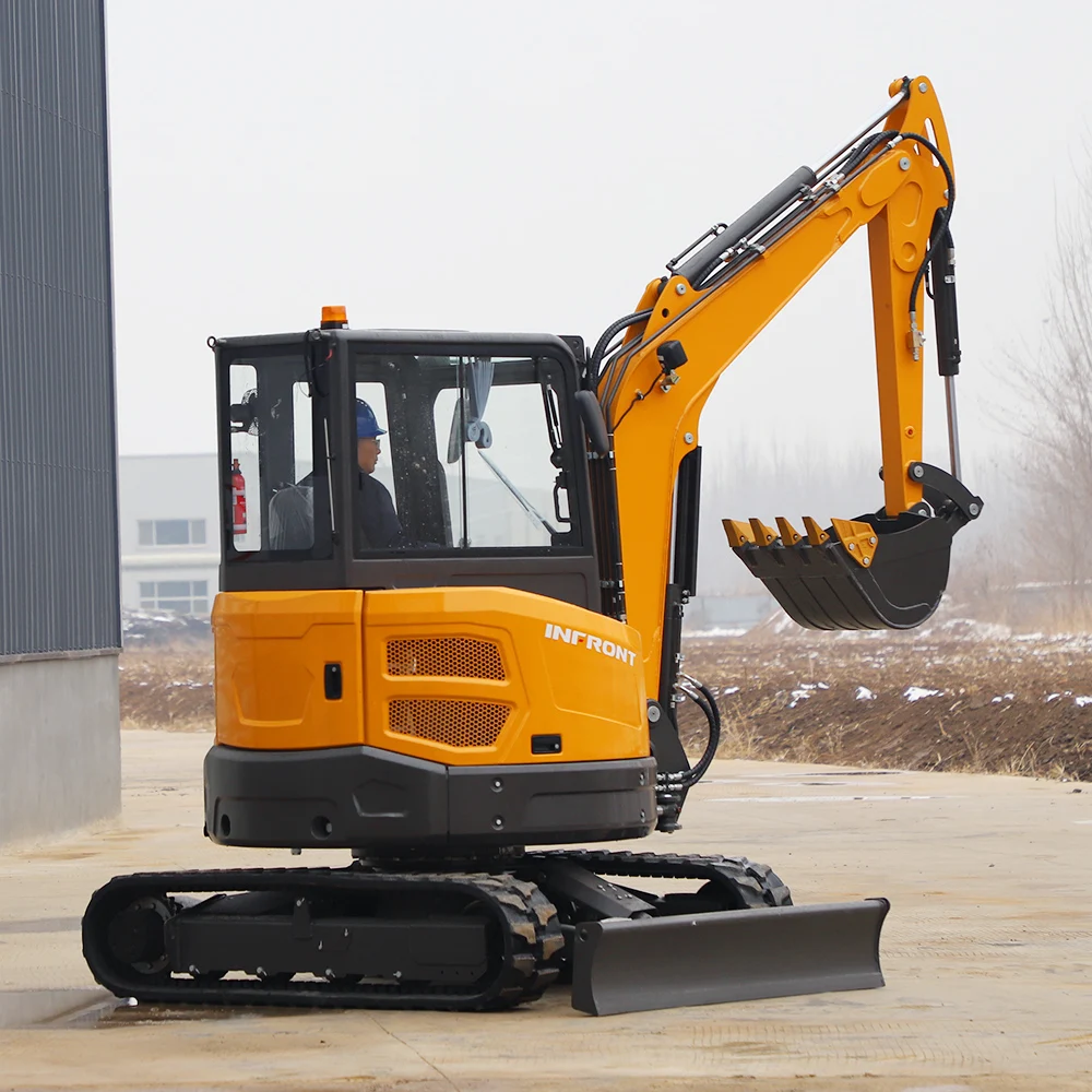 Smach Mini Excavator 3 Ton Small Micro Crawler Bagger Bucket Digger Miniexcavator Bucket