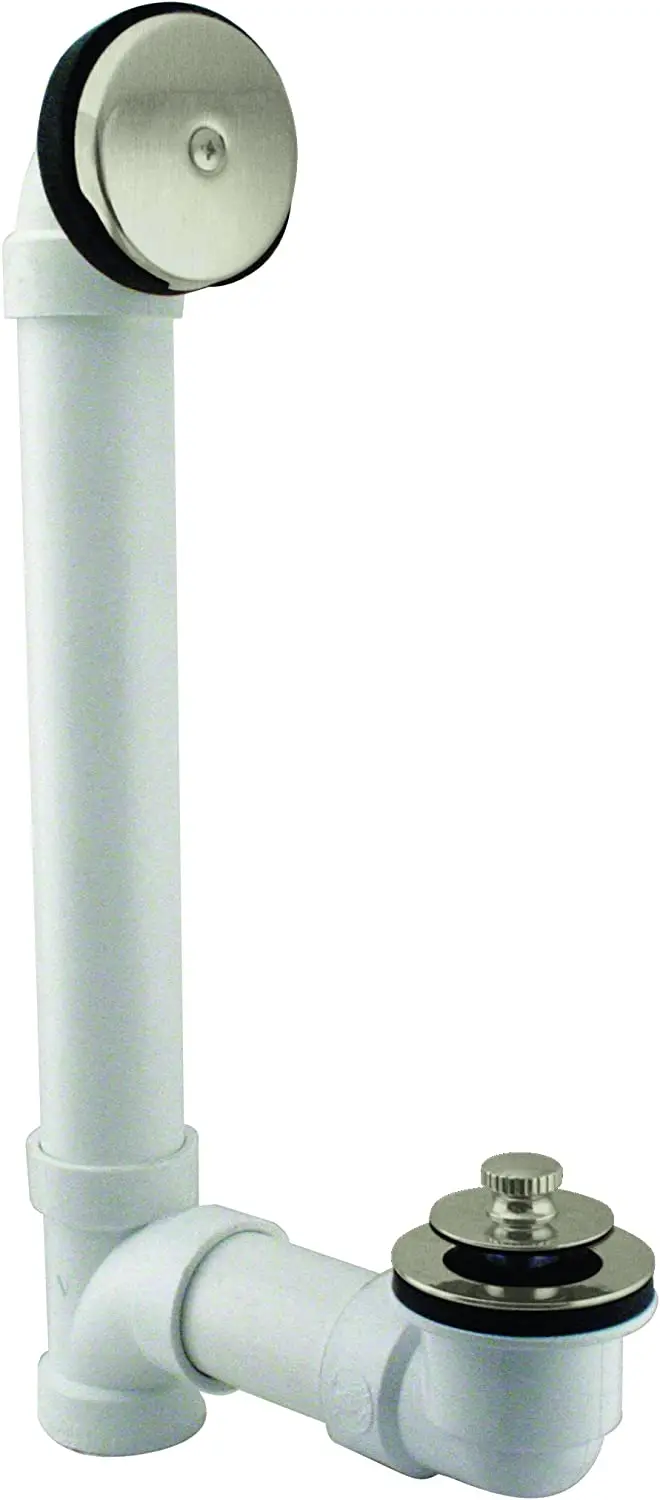 Tubular Bathtub Drain Kit Pull Sch. 40 Pvc Pipe Bath Waste With One
