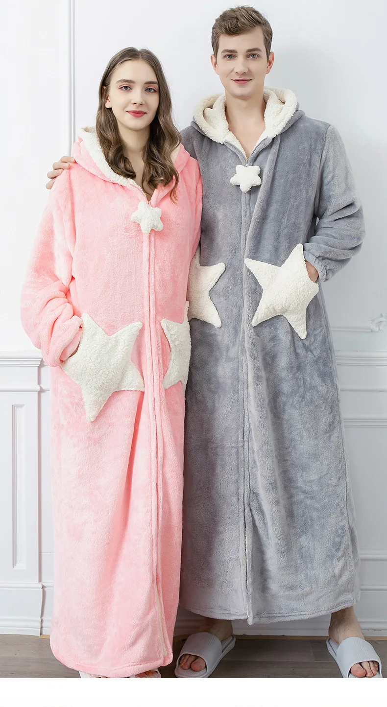 knee length dresses for ladies Ladies Slenderella Luxury Flannel Fleece Zip Up Dressing Gown (6 Colours) –  Classic Home Store