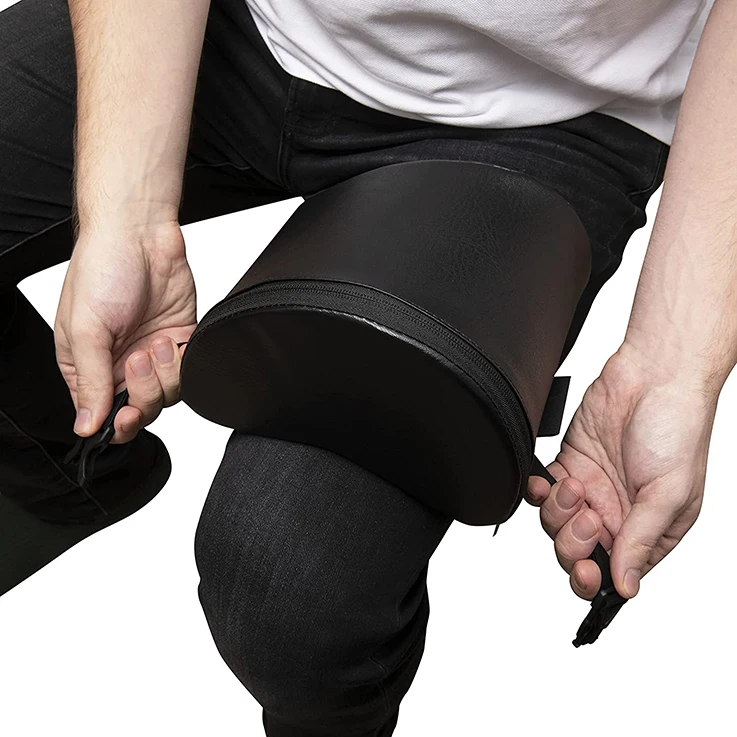 Jojofuny Support De Guitare Repose-Pied Réglable En Aluminium - Noir