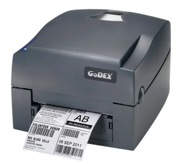 4 Inch 203/300dpi Desktop Direct Thermal Transfer Label Printer Godex G500/G530 Thermal Transfer Printer for Clothing Hangtags