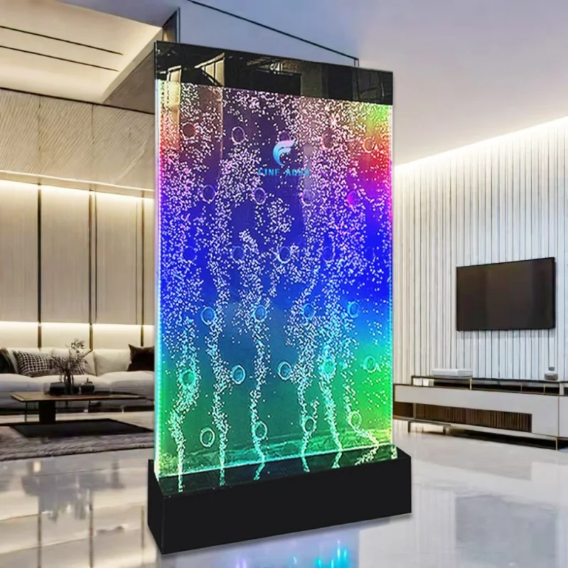 Custom Made Multi-Functional Acrylic Screens & Room Dividers Indoor Use Water Bubble Panel Divider Accept Custom Partition