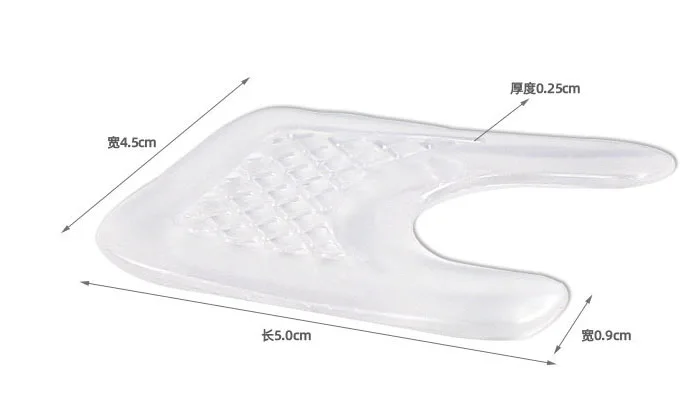 FX0219 Callus Pads Soft U-Shaped Felt Callus Cushions Toe Pads Foot Protectors Thick Corn Cushions for Foot Heel Pain