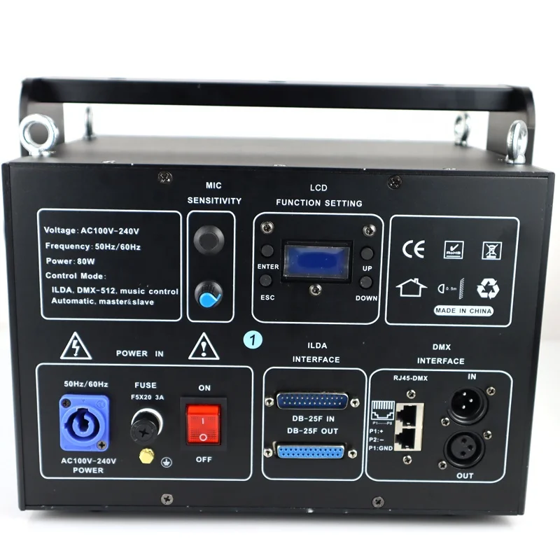 Ildalaser 5W RGB Animation Disco 10W Projector - DJ Lights