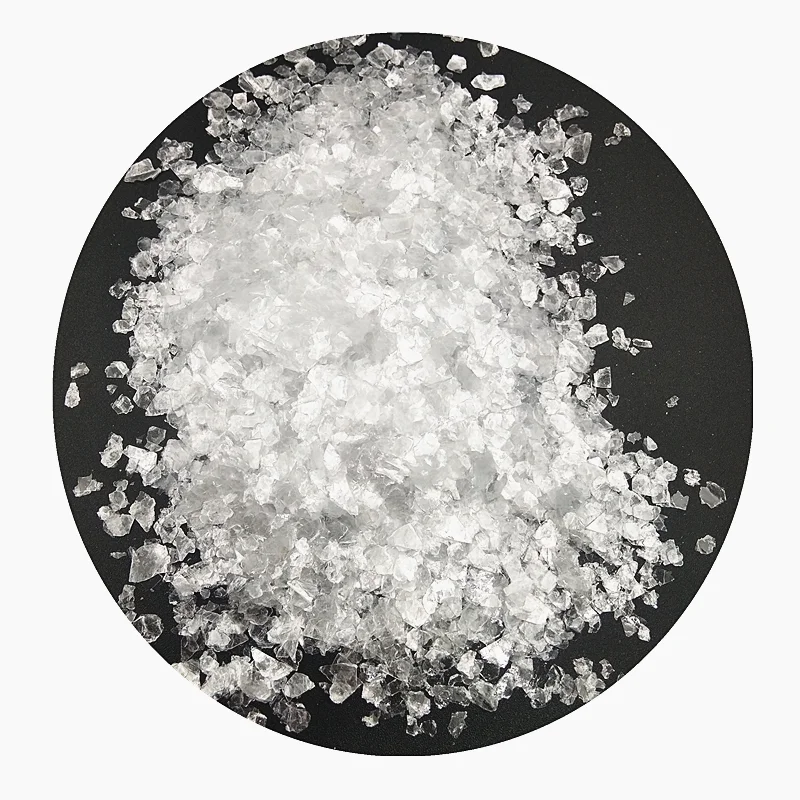 High Whiteness White Synthetic Mica Flakes  White Mica Transparent Mica Flakes for Insulation Decoration Plastic Building