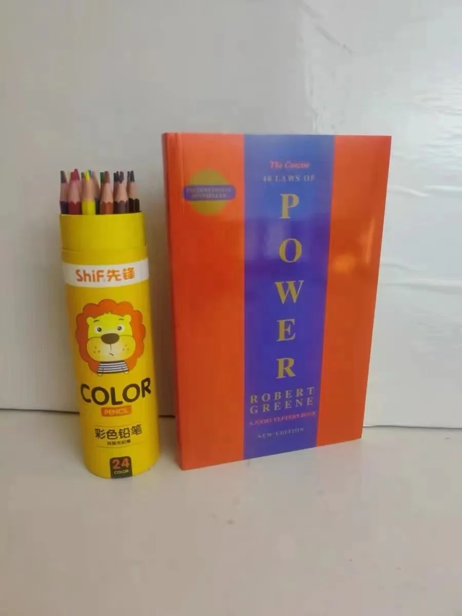The Concise 48 Laws of Power Educational Custom Softcover Novel English Learning Books for Adults Printing Book Wholesale