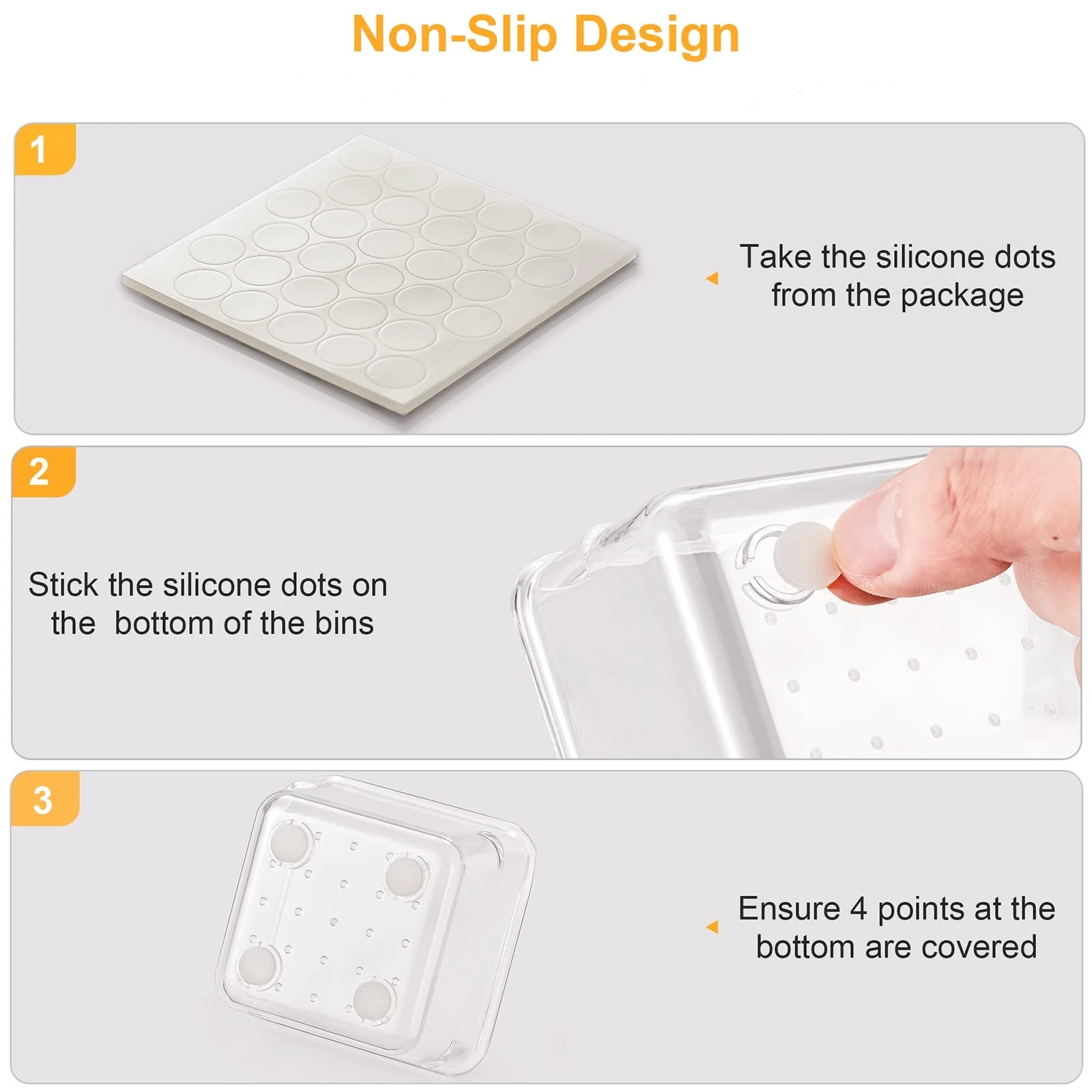 Clear Plastic Drawer Organizers Set Recycle Bathroom and Vanity Drawer ...