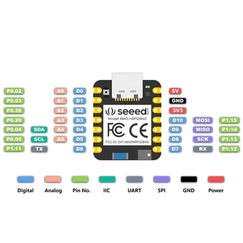 Ultra Low Power Seeeduino Xiao Ble 5.0 Nrf52840 Arm Microcontroller For ...