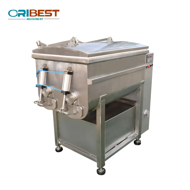 High Capacity Vacuum Minced Meat Mixer Machine Meat Paste Product Mixer Machine Emulsifying Mixing Machine for Meat Used