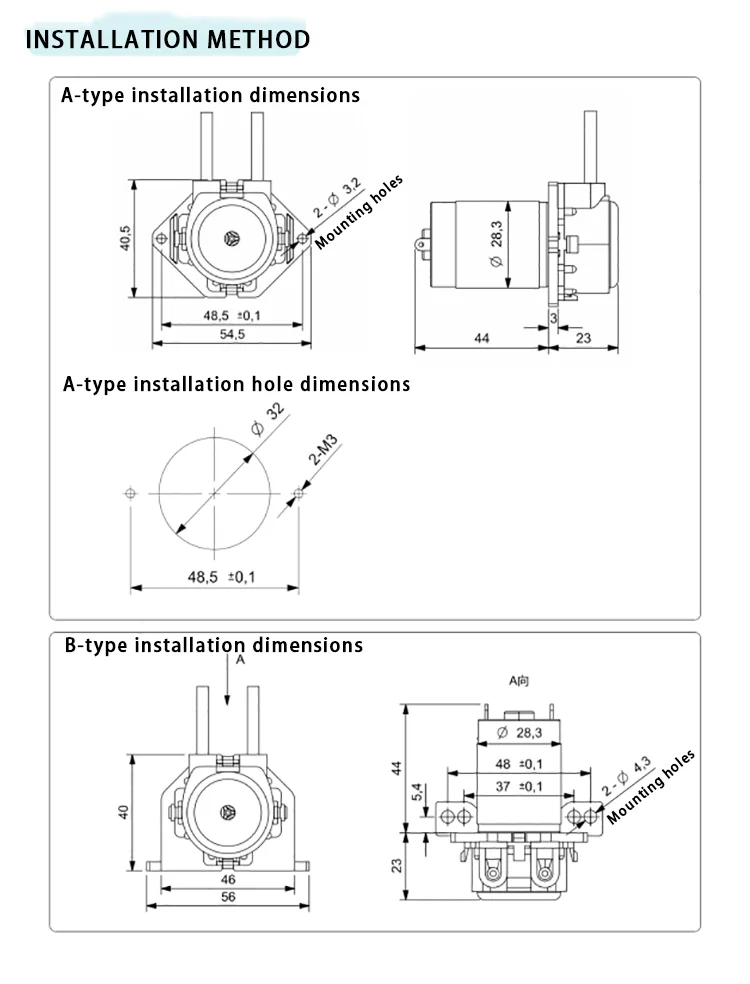 High Efficiency BPH-DKB30B 24V 5W DTF Printer Compatible Peristaltic Circulation Pump White Ink Circulation Pump for DTF Printer details