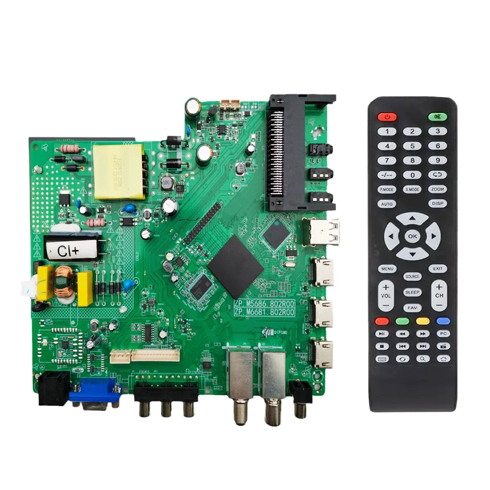 32-55 Inch ZP.M6681.802R00 Smart TV Motherboard for 1080p Full HD