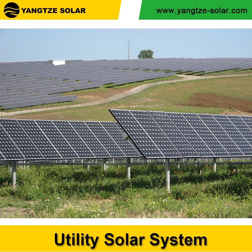 100KW 150 kw Module Mounting 1 Mw Solar Grounding Mount System Price List