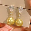 Golden Balls ear studs