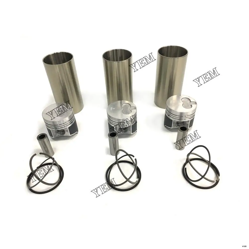 3KB1 Liner Kit With Cylinder Liner Piston Rings for Isuzu