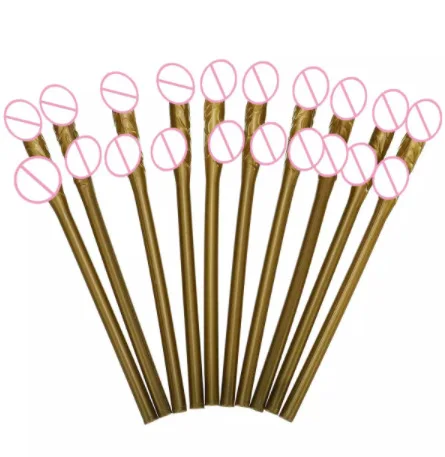 Dropship 10Pcs Drinking Penis Straws Bride Shower Sexy Hen Night