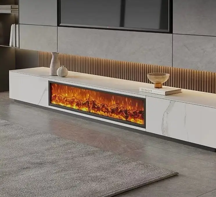 Electric Fireplace, Wood - detail 14