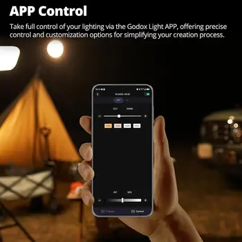 Godox ML60II Bi Portable LED Video Light 2800K-6500K Bi-Color Handheld Photography Light Godox ML60ii detail image