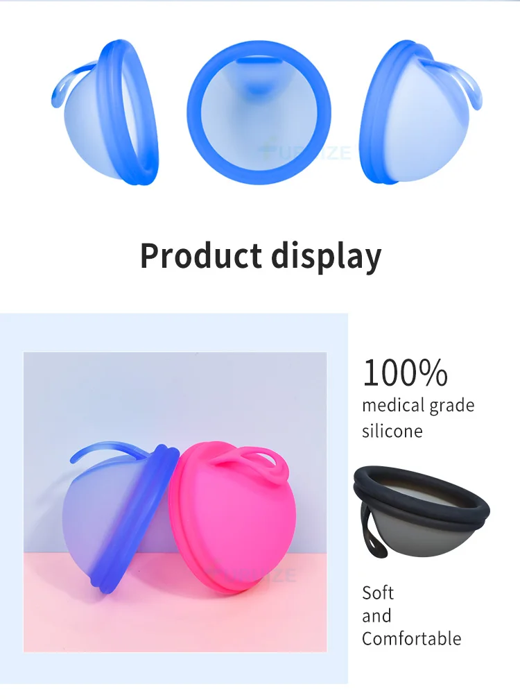 Wholesale Female Copa Menstrual Disc Bulk Reusable 100 Grade Medical Silicone Menstrual Disc