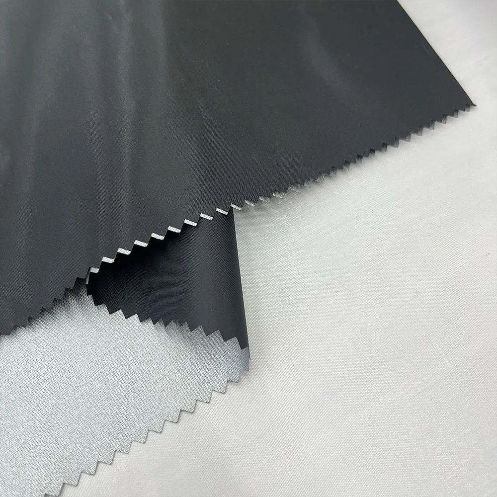 Wholesales 100% Polyester 190T Taffeta with Silver Coated Fabric Waterproof Fabric for Outdoor