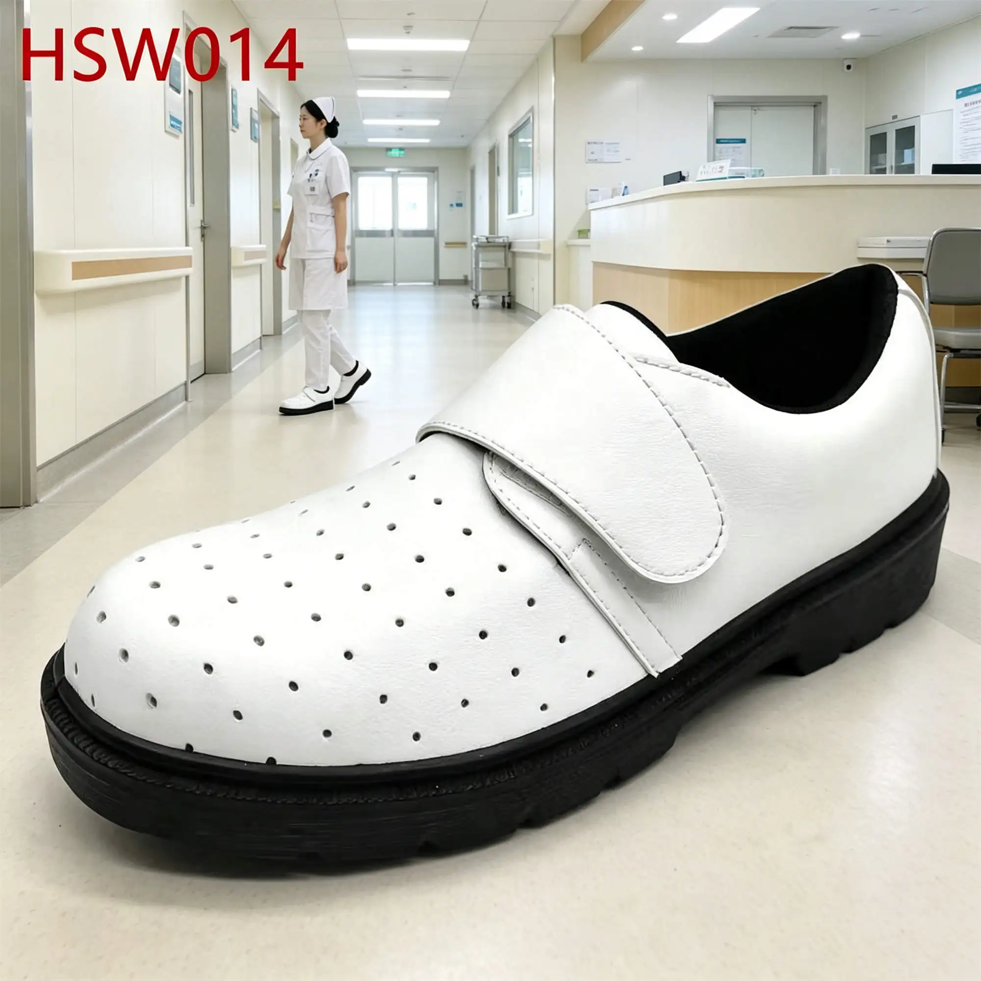 ZYF,Qatar Market Popular Medical Center Static-proof White Safety Shoes UV Resistant Work Clogs with Ventilation Holes HSW014