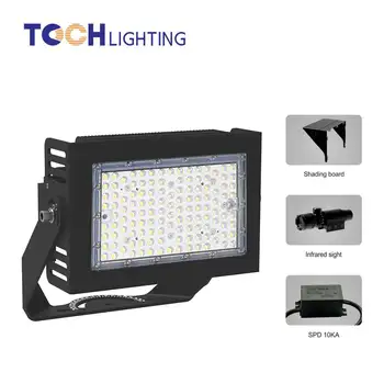 LED Flood Light 200W Stadium Lighting  Super Lumen 5050 LED 1000W LM80 Approved 15 Degree  for Training Court