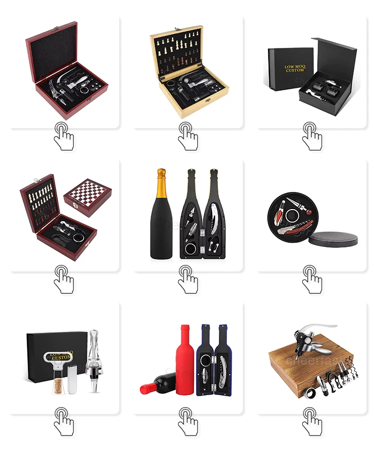 Support To Add Your Logo Metal Premium Wing Corkscrew Kit Manual